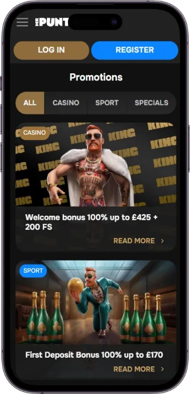 Mr.Punter promotions